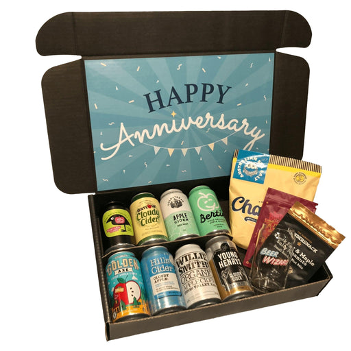 Beer Wizard Anniversary Craft Cider & Snacks Gift Hamper