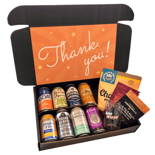 Beer Wizard Thank You Craft Beer & Bites Gift Hamper